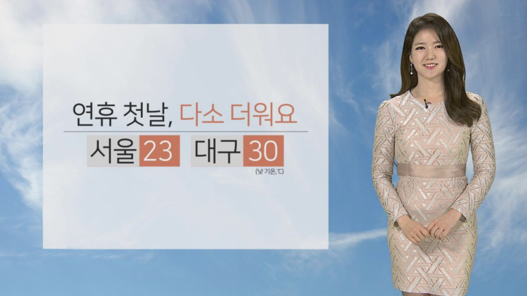 [날씨] 연휴 첫날, 다소 더워요…내일 전국 비