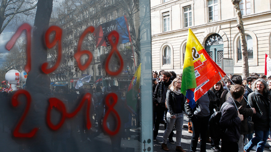 변혁열망 분출한 프랑스 68혁명 50주년 맞아