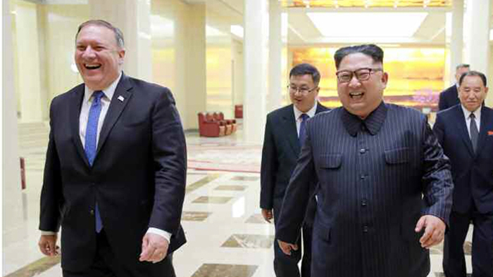 폼페이오 "북한 과감한 비핵화시 번영 협력…강한 검증도"