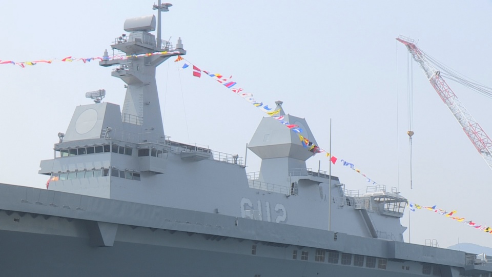 해군 대형 <em class='find'>수송</em>함 '마라도함' 진수…독도함보다 성능 개선