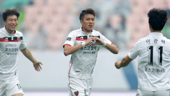 '1<em class='find'>분</em> 만에 벼락골' 포항 김승대, K리그1 13라운드 MVP