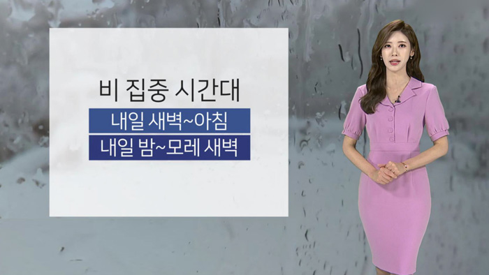 [날씨] 밤 사이 다시 요란한 비…수도권 최고 100mm↑