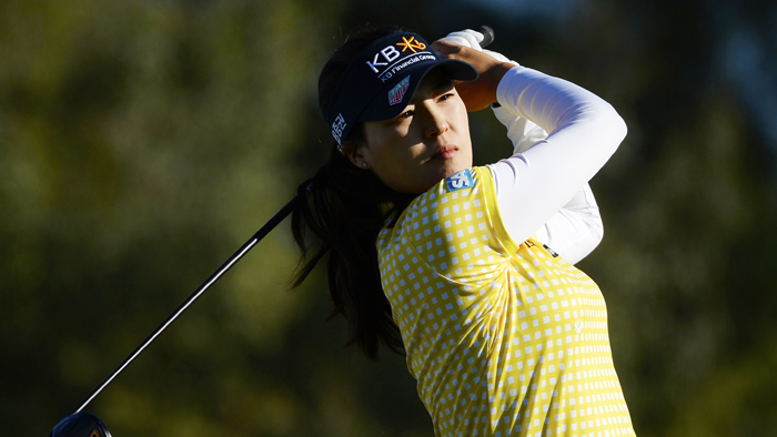 [LPGA] '버디만 6개' <em class='find'>전</em>인지, 킹스밀 챔피언십 첫 날 공동선두
