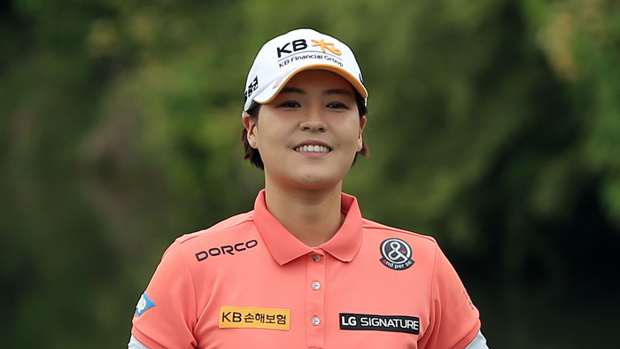 '<em class='find'>전</em>인지 선두' LPGA 투어 킹스밀 챔피언십, 폭우에 54홀로 축소