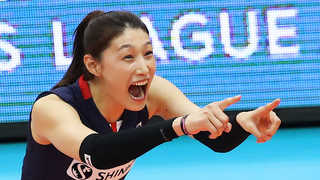 '월드스타 보자' 김연경 플레이에 수원이 들썩