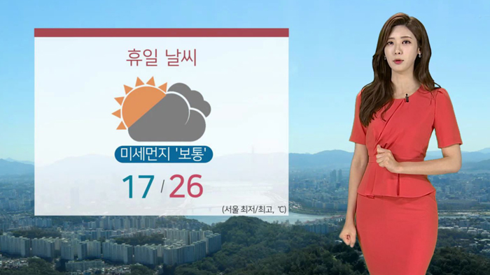 [<em class='find'>날씨</em>] 주말 여름더위 기승…미세먼지 '보통'