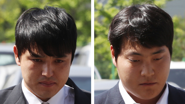 [현장연결] '성폭행 의혹' 넥센 박동원ㆍ조상우 경찰 출석