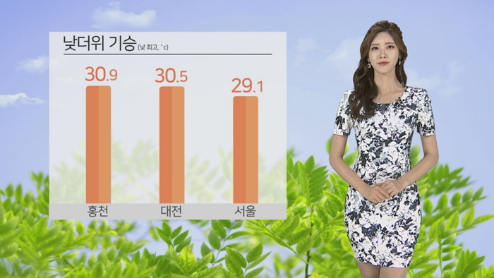 [<em class='find'>날씨</em>] 내일도 여름더위 기승…자외선ㆍ오존 주의