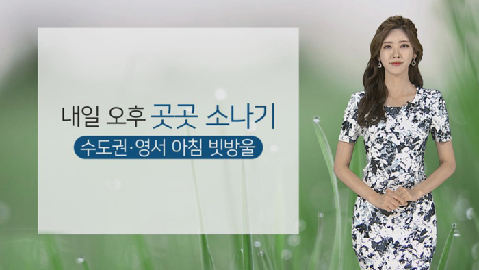 [<em class='find'>날씨</em>] 내일도 한낮 더위 기승…내륙 곳곳 소나기