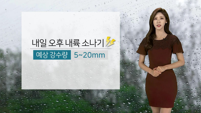 [<em class='find'>날씨</em>] 수도권 새벽까지 비…내일 내륙 곳곳 요란한 소나기