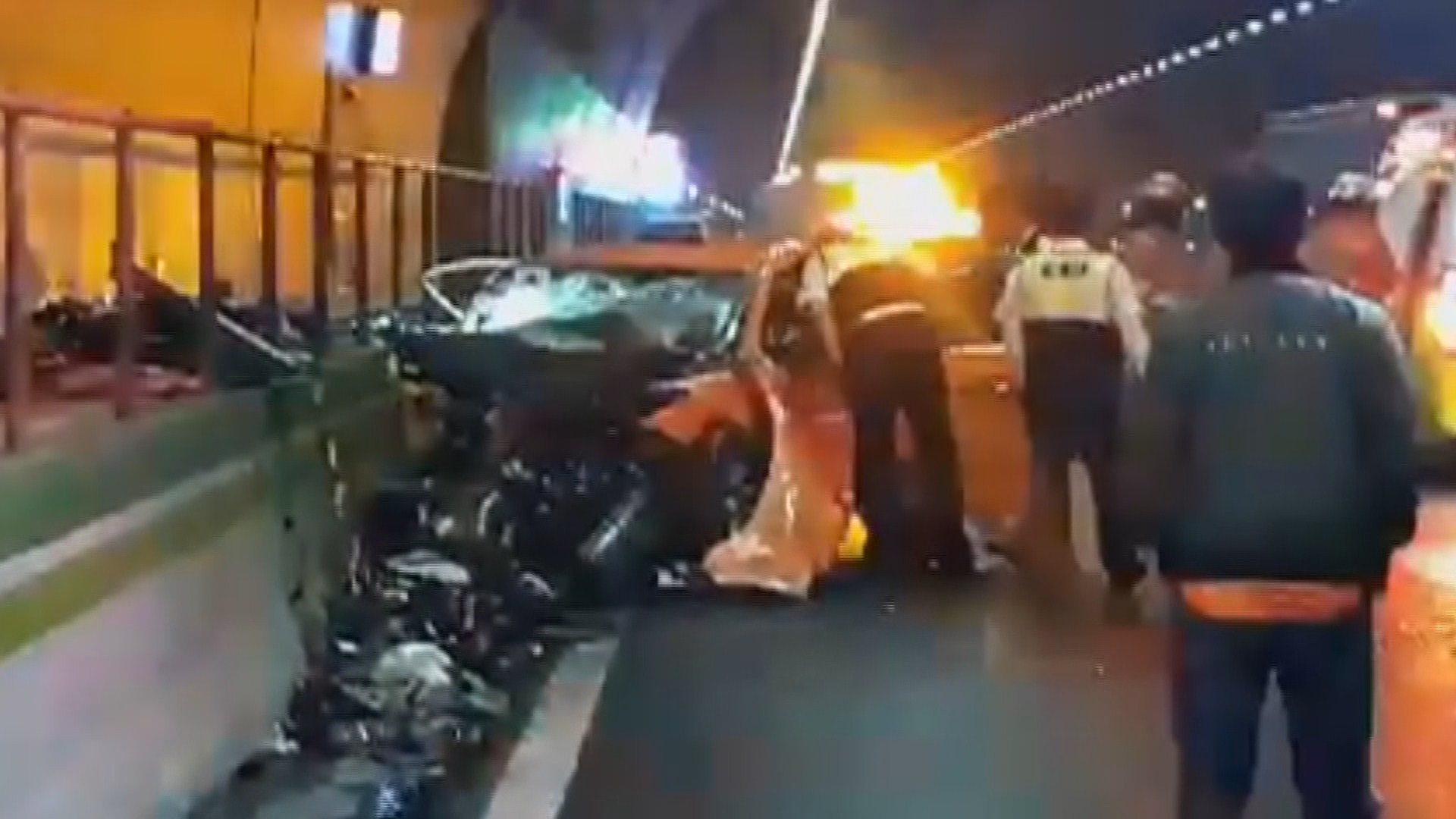 <em class='find'>영동</em>고속도로서 '역주행 음주' 벤츠, 택시와 충돌…1명 숨져