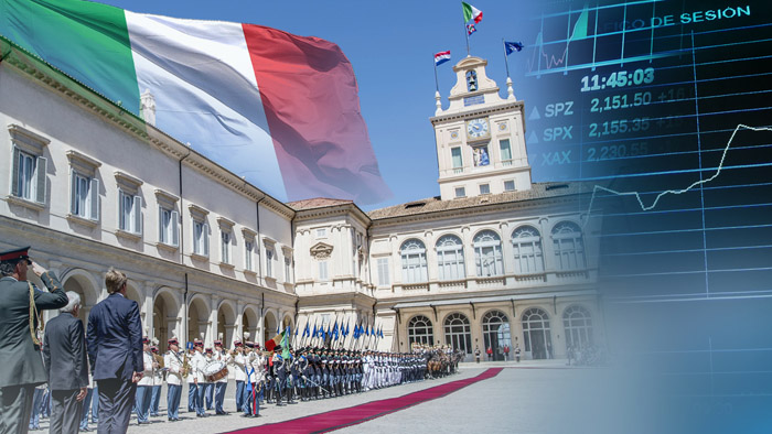 <em class='find'>이탈리아</em> 정치불안에 금융시장 '휘청'…중앙은행총재 경고