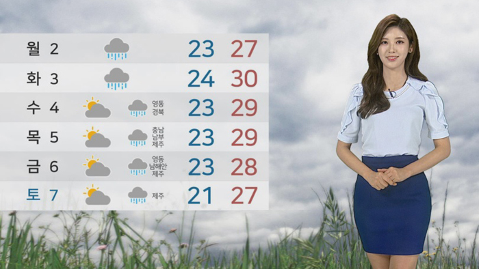 [<em class='find'>날씨</em>] 전국 거센 장맛비…화요일 태풍 북상