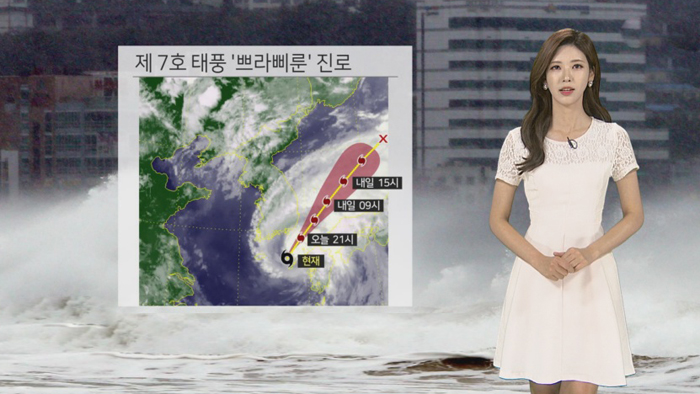 [<em class='find'>날씨</em>] 밤사이 비바람 강해져…남해안ㆍ제주 태풍특보