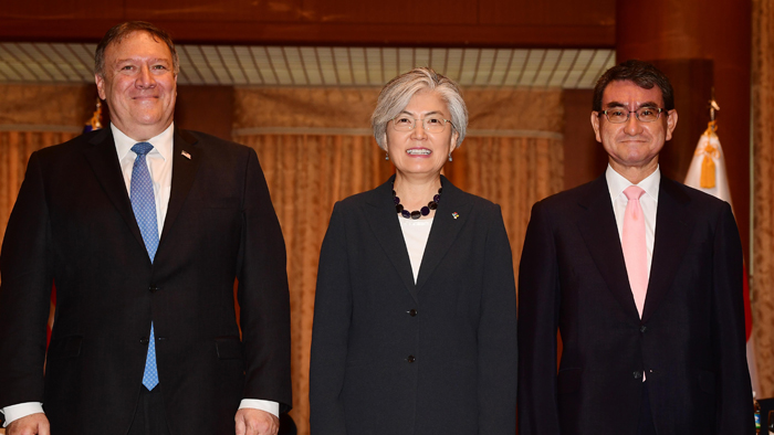 한ㆍ미ㆍ일, 폼페이오 방북 후 8일 도쿄서 외교<em class='find'>장관</em>회담