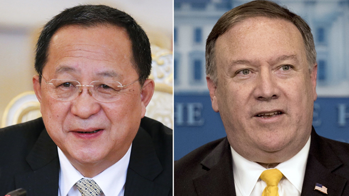 "폼페이오 상대는 리용호…외교채널로 전환" 전망