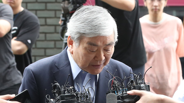 조양호 한진그룹 회장 오늘 영장심사 출석