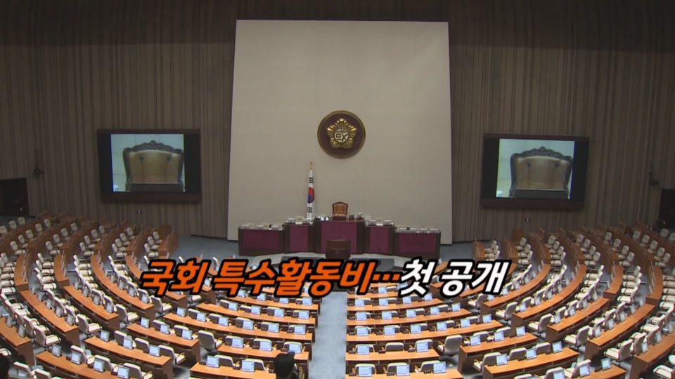 [<em class='find'>영상</em>구성] 깜깜이 쌈짓돈…국회 특수활동비 첫 공개