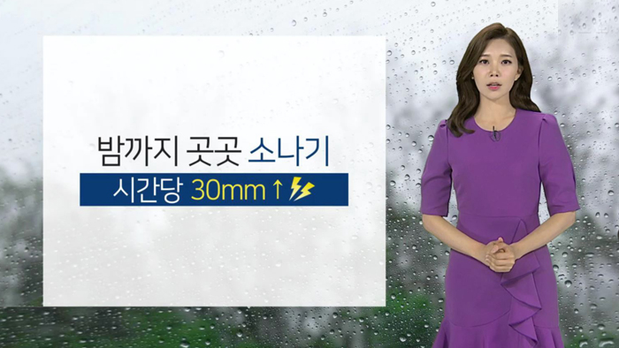 [<em class='find'>날씨</em>] 밤까지 강한 소나기…내일은 동해안ㆍ제주 비