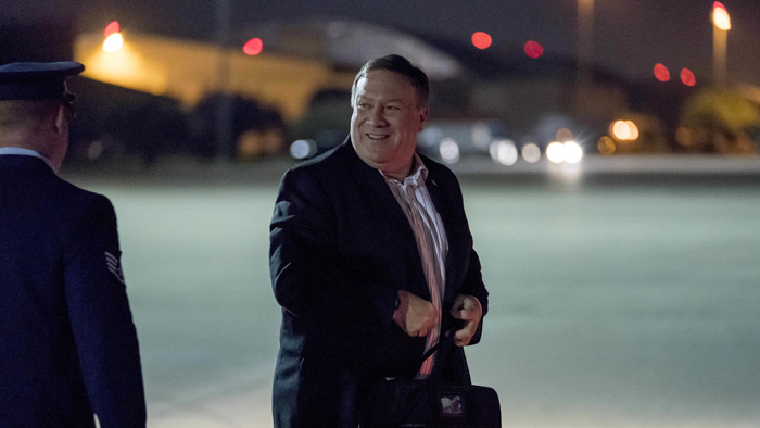 폼페이오, 1박2일 방북 돌입…비핵화 후속협상 착수