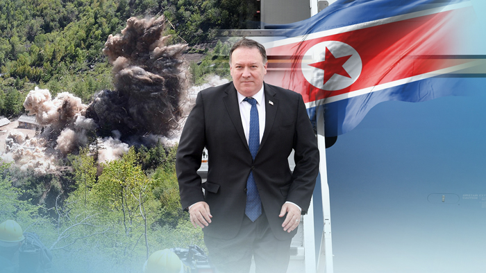 방북 폼페이오, 비핵화 후속협상 돌입…김 위원장 만날 듯