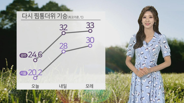 [날씨] 경기ㆍ강원 '호우예비특보'…내일부터 찜통더위