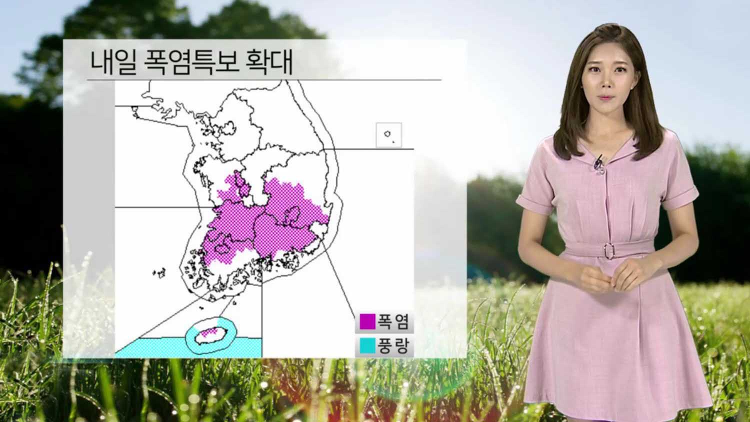 [<em class='find'>날씨</em>] 밤사이 중부 장맛비…무더위ㆍ열대야 시작