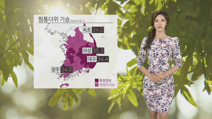 [날씨] 전국 곳곳 올 최고더위…당분간 폭염 지속