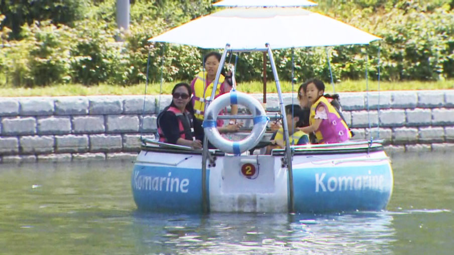 도심 속 피서지…이국적인 송도 센트럴파크