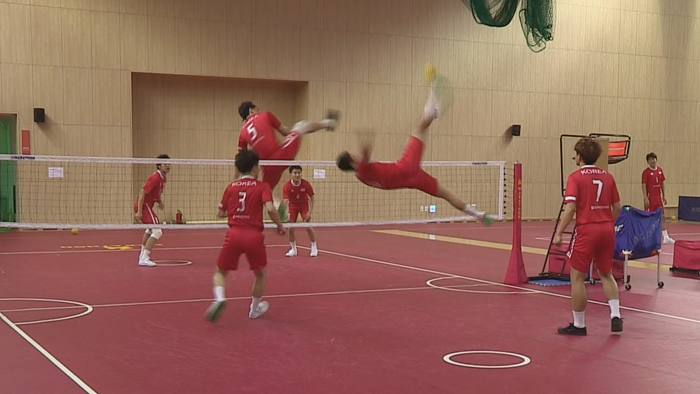 무협인가 족구인가…16년만의 금메달 도전하는 한국 세팍타크로