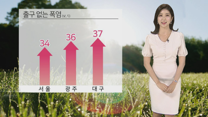 [날씨] 출구 없는 폭염…서울 34도ㆍ대구 37도