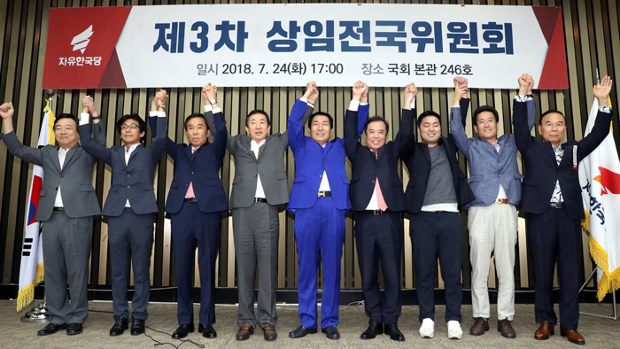 한국당 '김병준 비대위' 출범…외부 인사로 재무장