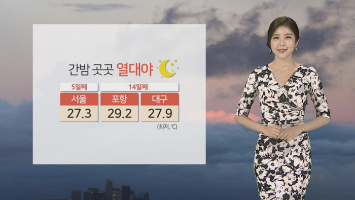 [<em class='find'>날씨</em>] 대구 14일째 열대야…서울 35도ㆍ합천 39도