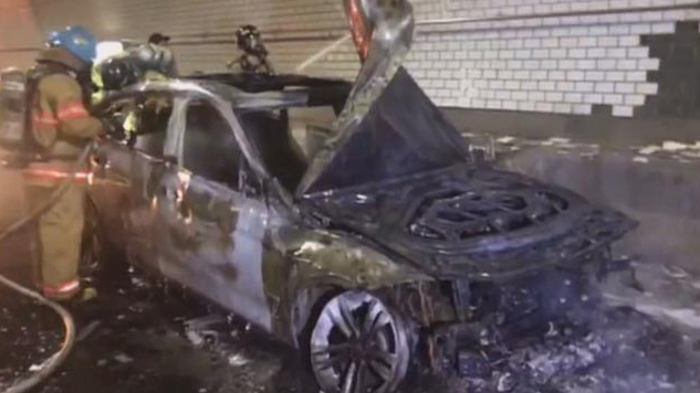 인천북항 해저터널서 BMW <em class='find'>차량</em> 주행 중 또 화재