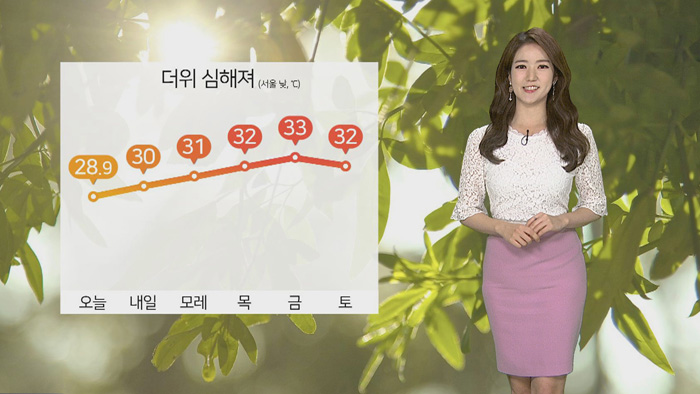 [날씨] 내일 전국 맑고 낮 기온↑…당분간 장맛비 없어