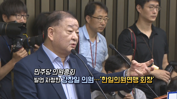 [<em class='find'>영상</em>구성] 강창일 "아베는 간교, 정부는 명분 집착"…與 '술렁'