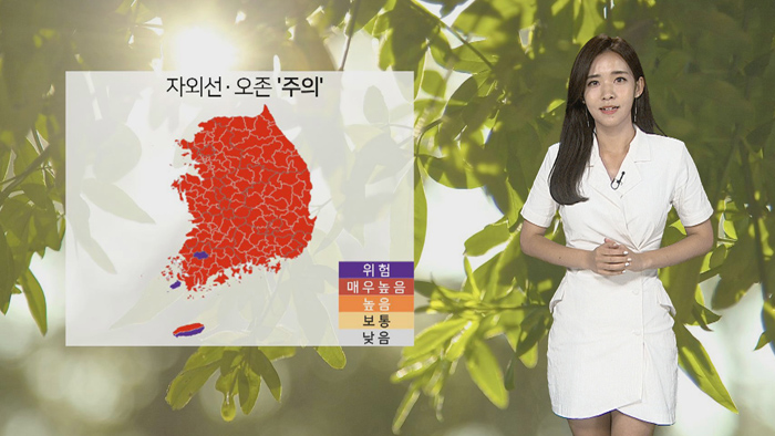 [날씨] 주말 중부 <em class='find'>35</em>도 안팎 더위…자외선·오존 주의