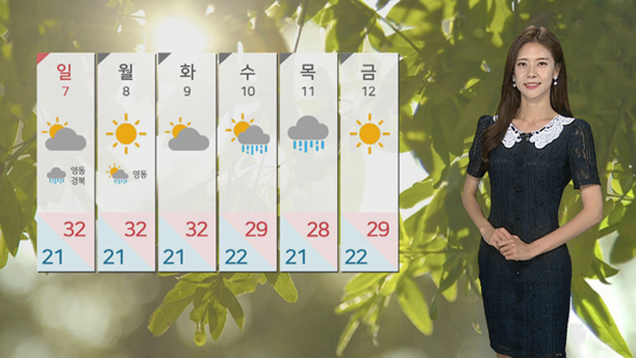 [날씨] 주말도 더위 계속…폭염특보 확대·강화