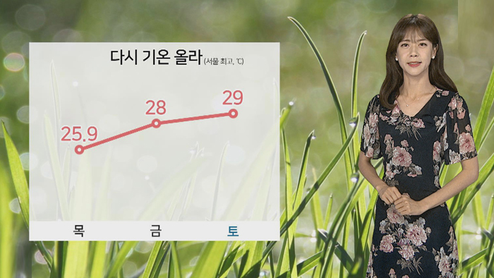 [날씨] 밤까지 강원<em class='find'>영동</em> 장맛비…내일 기온 올라