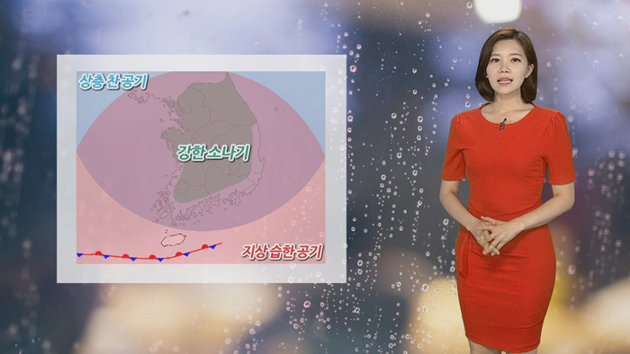 [날씨] 무더위 속 강한 소나기…내일 장마전선 북상