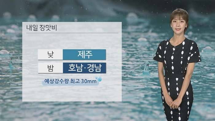 [<em class='find'>날씨</em>] 장마전선 점차 북상…내일 남부 장맛비 내려