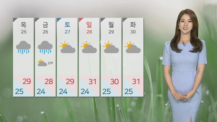 [날씨] 폭염특보 강화…모레 장맛비에 더위 꺾여