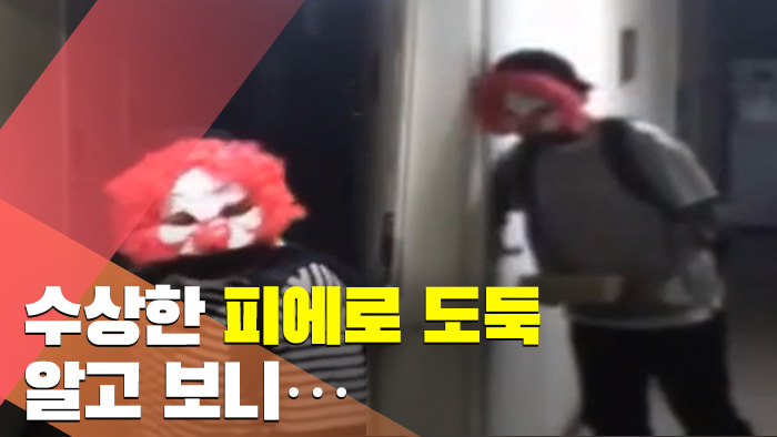 [현장] 수상한 '피에로 도둑' 알고 보니