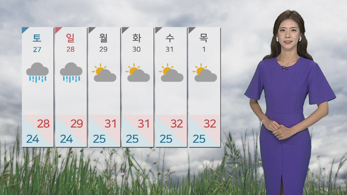 [날씨] 주말까지 장맛비…중부 폭우·400mm 이상