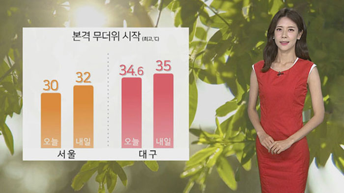 [날씨] 본격 무더위…전국 폭염특보·곳곳 열대야