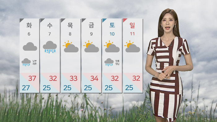 [날씨] 폭염 속 서울 강한 소나기…태풍 남해안 상륙할듯