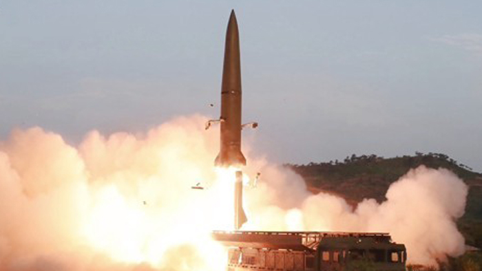 北, 황해남도서 발사체 발사…한미연합훈련 반발