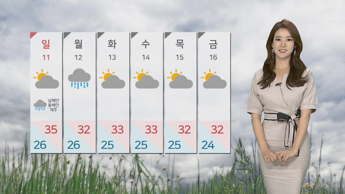 [날씨] 주말 폭염 절정…낮 강한 자외선, 밤 열대야