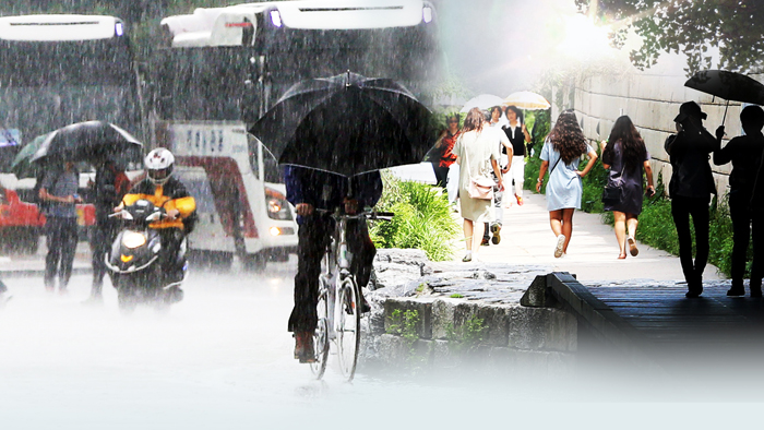 태풍 간접영향…내일까지 찜통 모레 전국 비