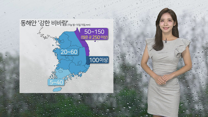 [날씨] 무더위 속 곳곳 소나기…점차 태풍 영향 비